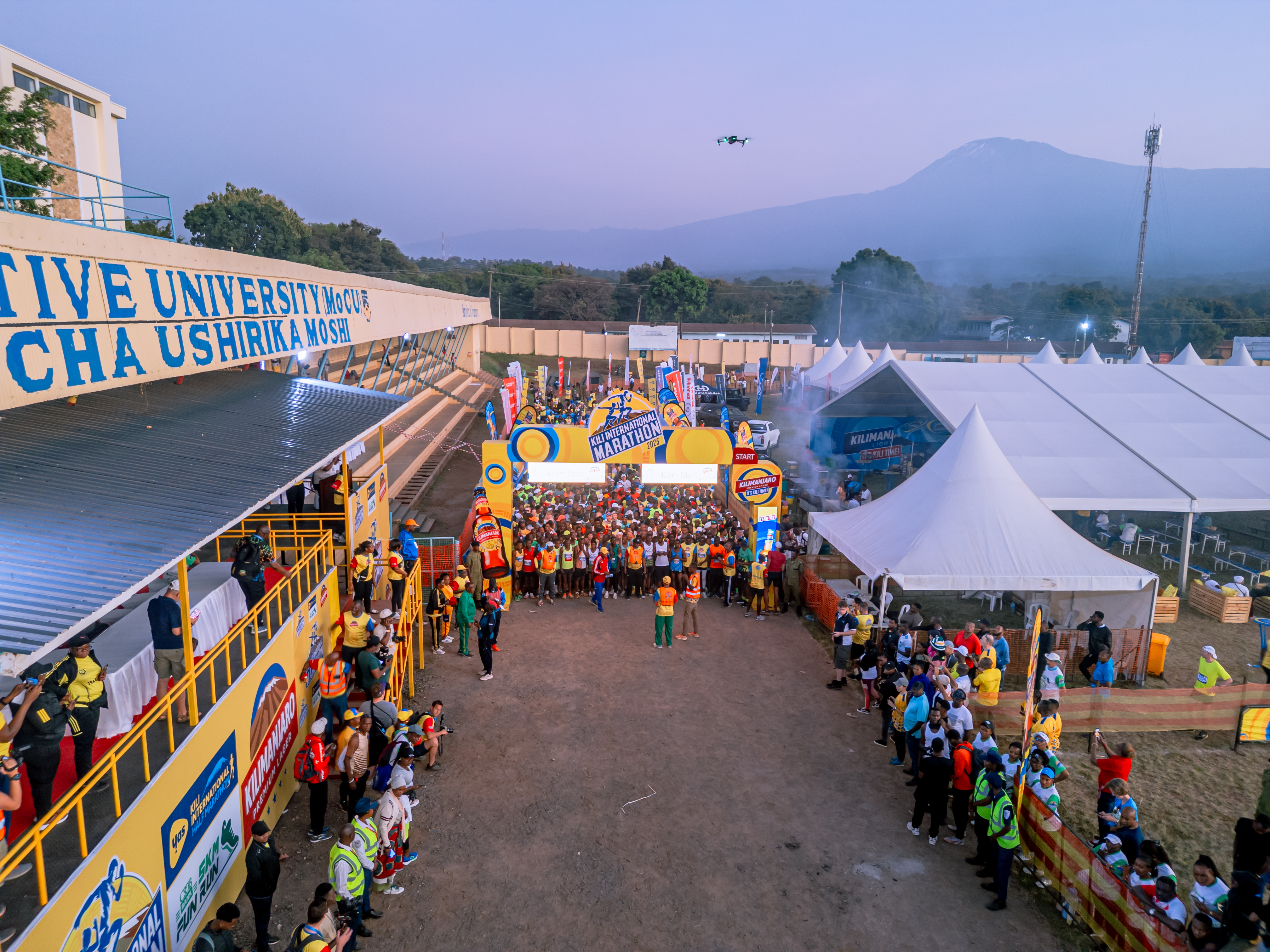 Image of the latest project done by Amplify Marketing known as Kilimanjaro Marathon 2025